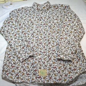 Paisley Print Casual Button Down Shirt